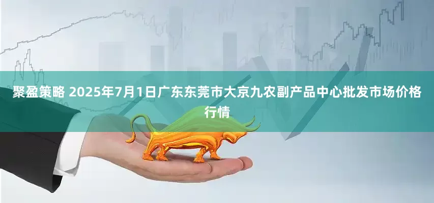 聚盈策略 2025年7月1日广东东莞市大京九农副产品中心批发市场价格行情