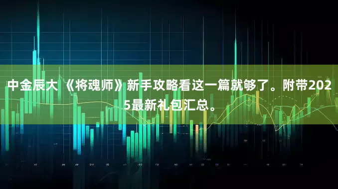 中金辰大 《将魂师》新手攻略看这一篇就够了。附带2025最新礼包汇总。